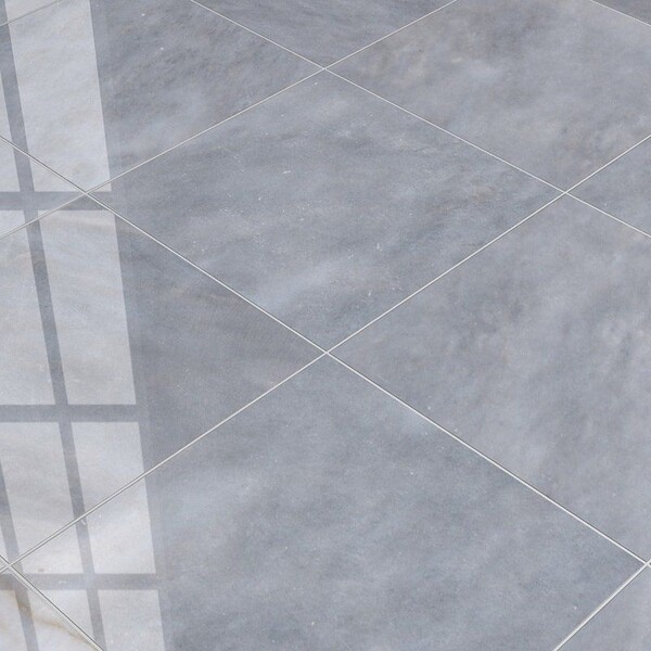 Bardiglio Light Polished  Marble Tile 18×18