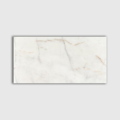 Fusion White Polished  Marble Tile 12×24