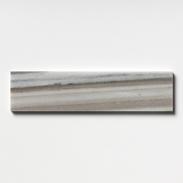 Silver Sky Honed Subway Marble Tile 3×12