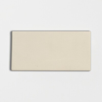 Sand Glossy Subway Ceramic Tile 3×6