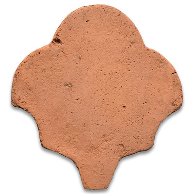 Forma De Ventilador Natural Fan Shape Terracotta Tile 6 3/4×6 1/2