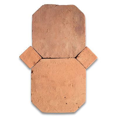 Rustic Cotto Matte Octagon Terracotta Tile 8×8