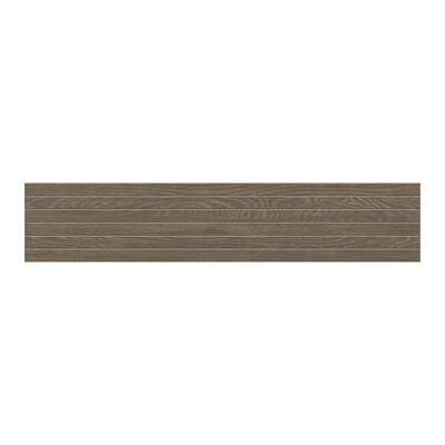 Chestnut Matte Groove Wood Look Porcelain Mosaic 8×40