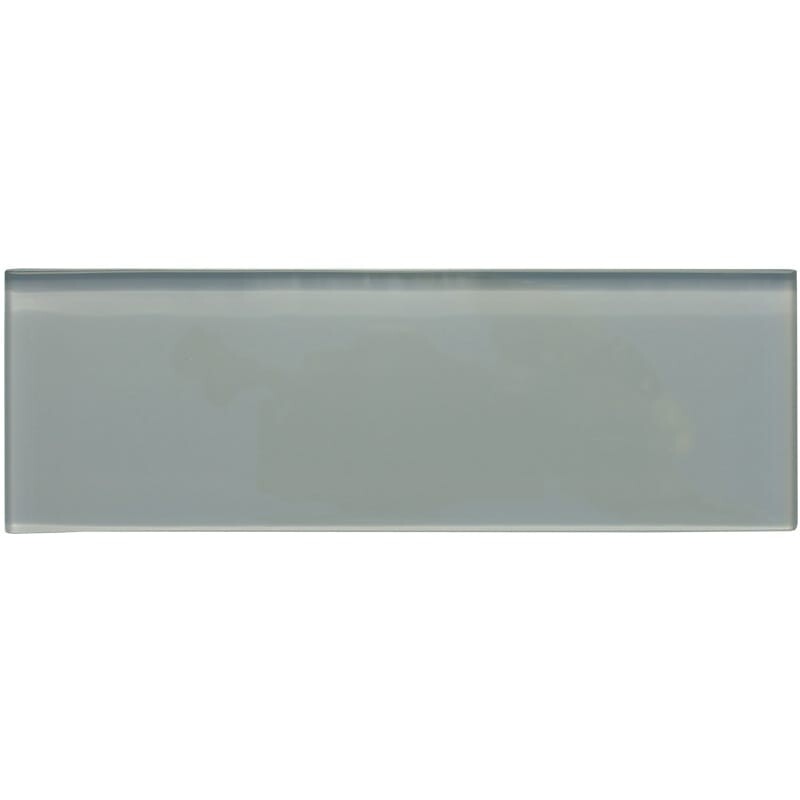 Fog Glossy Subway Glass Tile 3×9