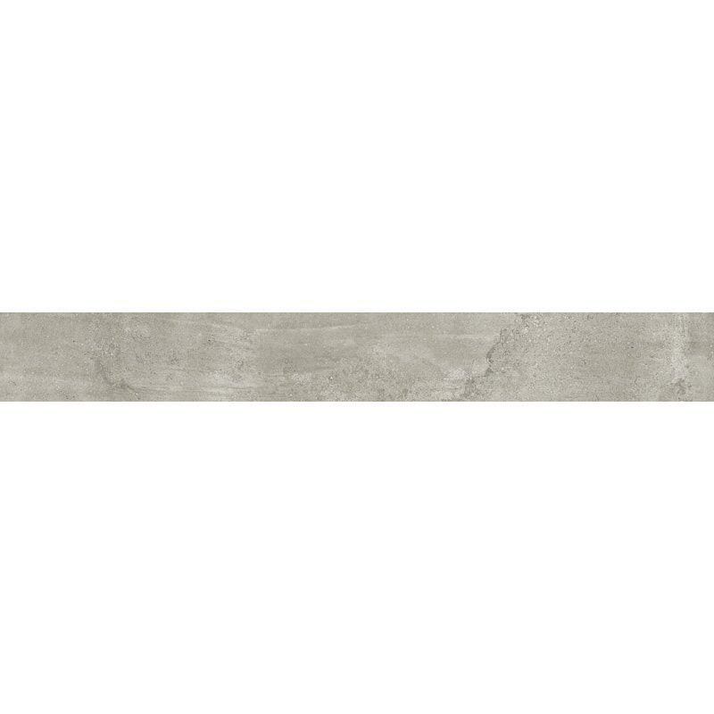 Sage Matte Bullnose Concrete Look Porcelain Tile 3×24