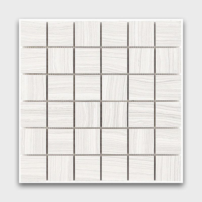 Matrix Bright Matte 2×2 Porcelain Mosaic 12×12