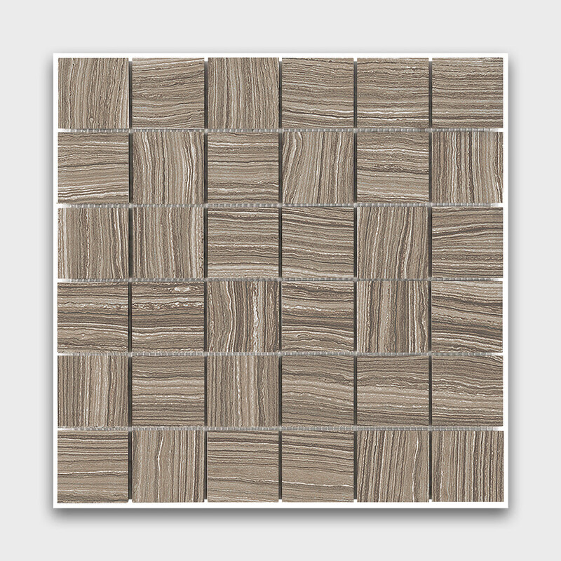 Matrix Taupe Matte 2×2 Porcelain Mosaic 12×12