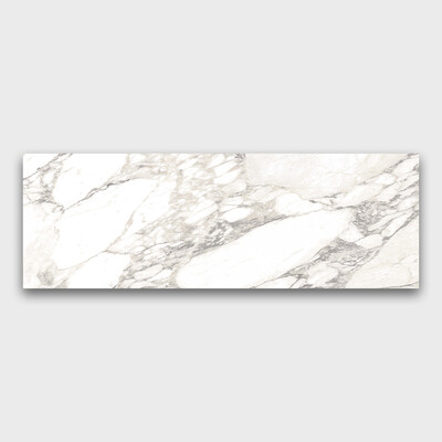 Carrara Arabescato Semi Gloss  Porcelain Tile 4×12