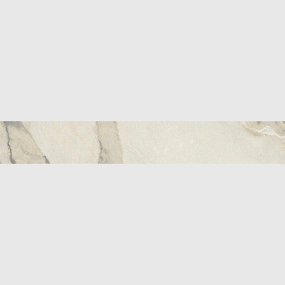 Carrara Arabescato Matte Bullnose Porcelain Moldings 4×24