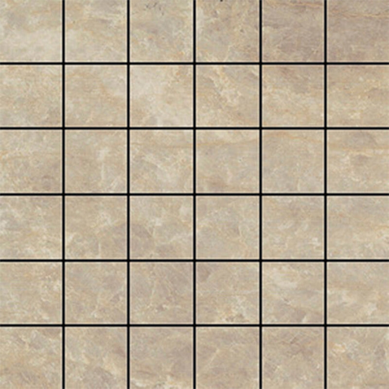 Carrara Paonazzo Matte 2×2 Porcelain Mosaic 12×12