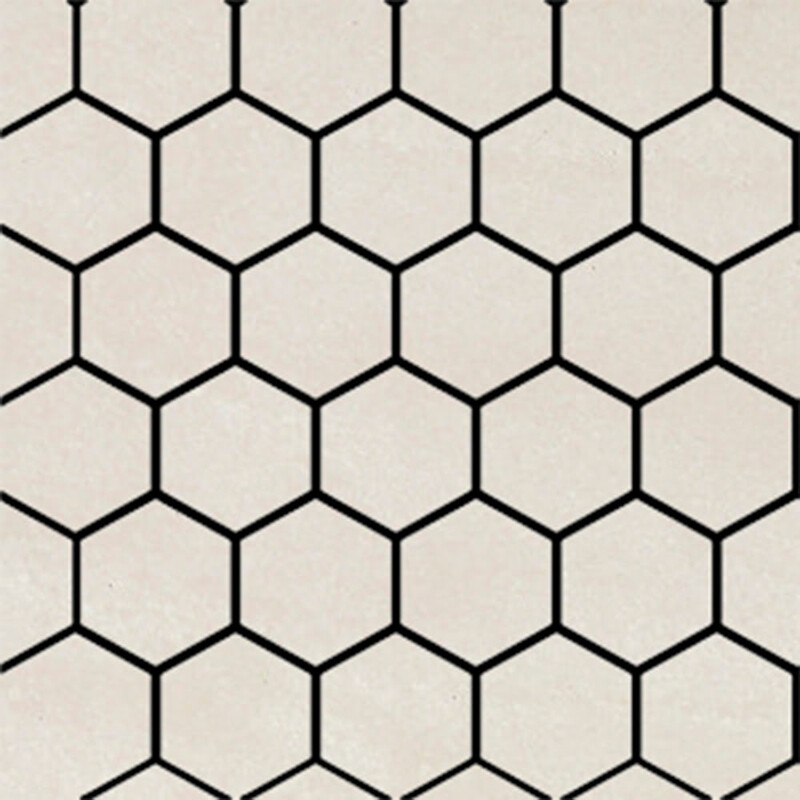 Carrara Gioia Matte Hexagon 2×2 Porcelain Mosaic 12×12