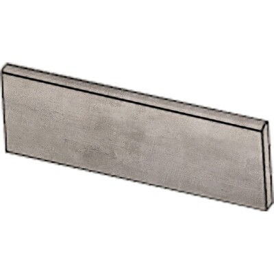 Runway Fog Honed Bullnose Concrete Look Porcelain Base 4×24