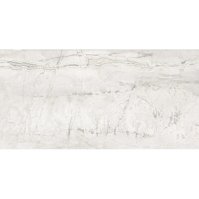 Romano White Honed  Marble Look Porcelain Tile 24×48