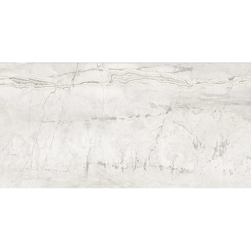 Romano White Honed  Marble Look Porcelain Tile 24×48