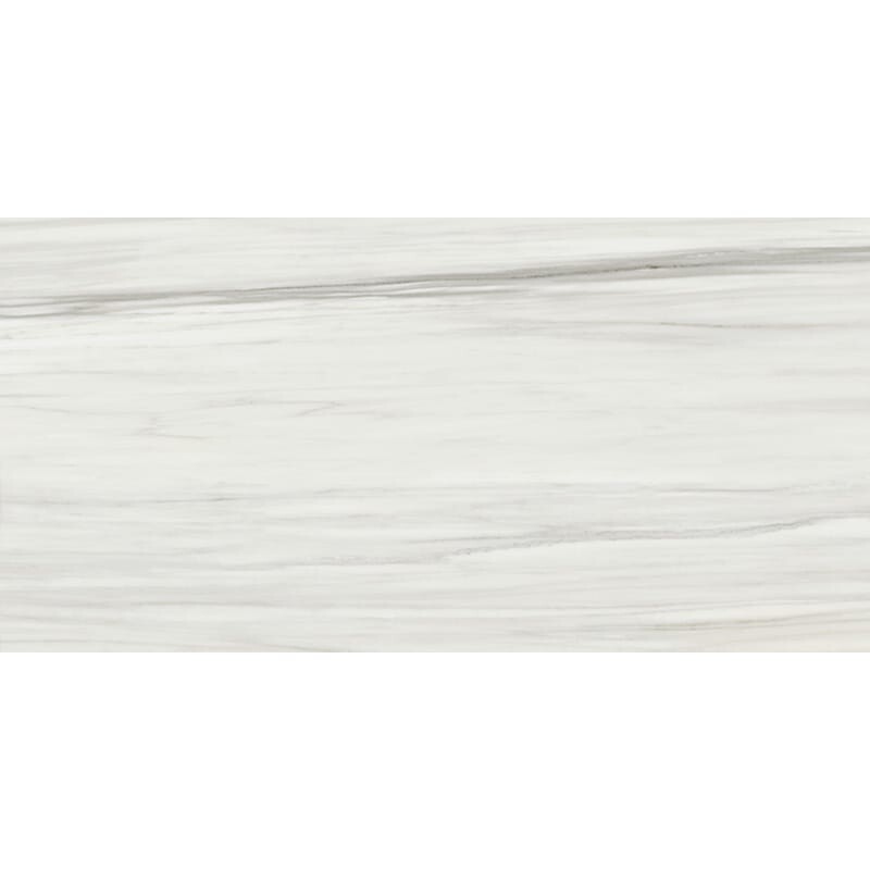 Carrara Zebrino Polished  Marble Look Porcelain Tile 12×24