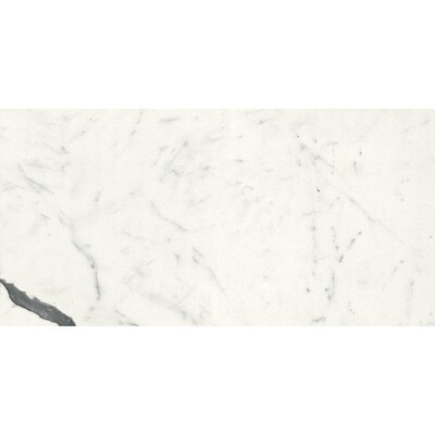 Bianco S Polished  Marble Look Porcelain Tile 12×24