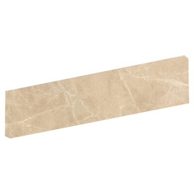 Quest Matte Bullnose Marble Look Porcelain Moldings 4×24