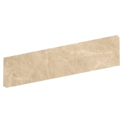 Quest Polished Bullnose Marble Look Porcelain Moldings 4×24