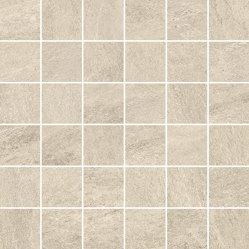 Gris Pardo Natural 2×2 Slate Look Porcelain Mosaic 12×12