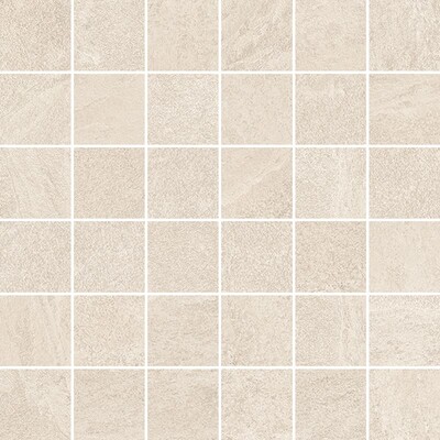 Marfil Natural 2×2 Slate Look Porcelain Mosaic 12×12