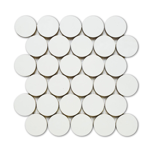 Arctic Style Polished Sphere Porcelain Mosaic 13 7/10×14 1/5