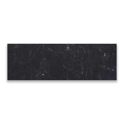 Nero Marquina Premium Polished  Marble Tile 4×12