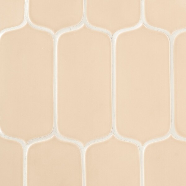 Caramel Glossy Tear Field Ceramic Tile 3 5/8×8