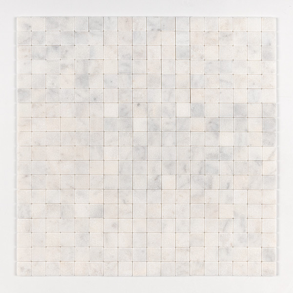 Calacatta T Tumbled 2×2 Marble Mosaic 12×12