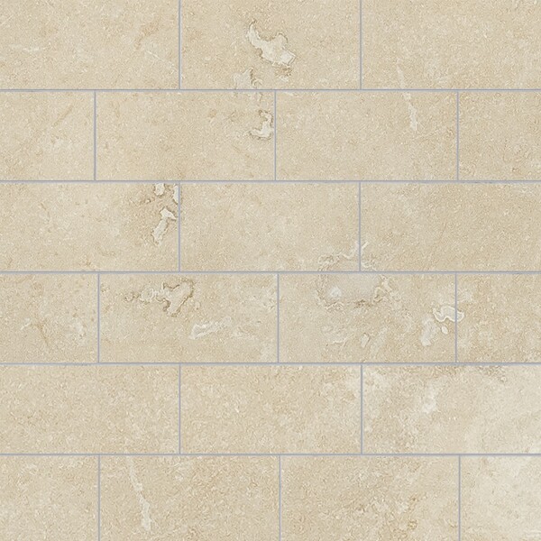 Chiaro Honed Filled  Travertine Tile 2 3/4×5 1/2