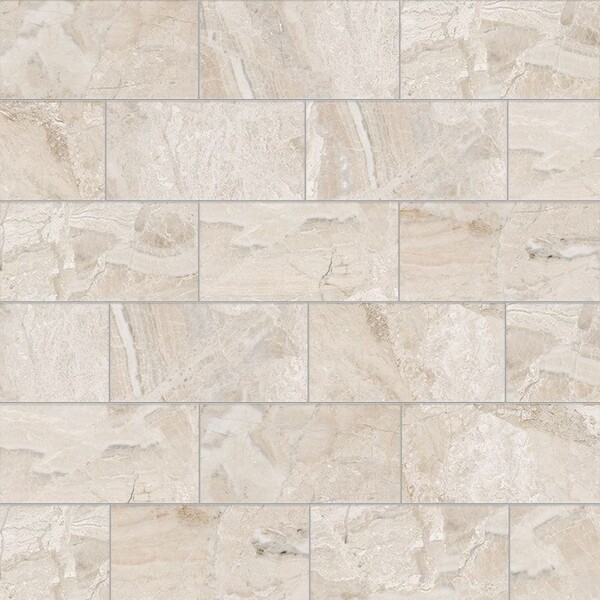 Royal Beige Honed  Marble Tile 2 3/4×5 1/2