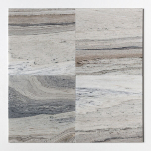 Silver Sky Polished  Marble Tile 18×18