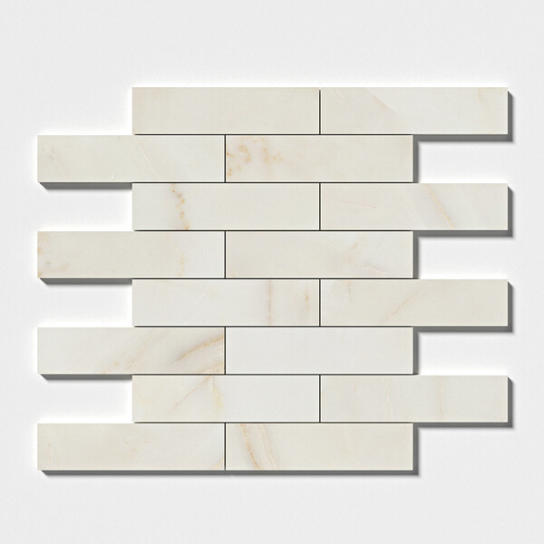 Calacatta Cremo Honed Subway Marble Tile 3×12