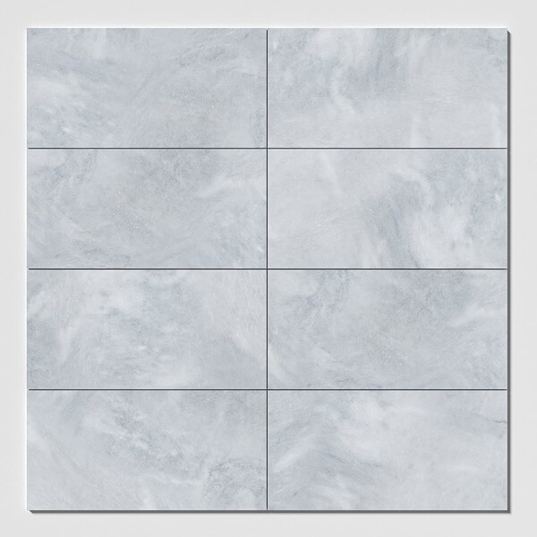 Bardiglio Light Honed  Marble Tile 12×24