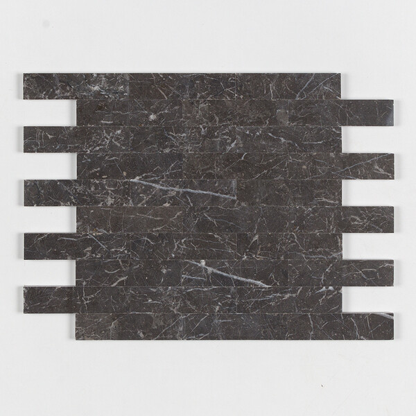 Nero Honed Subway Marble Tile 2×8