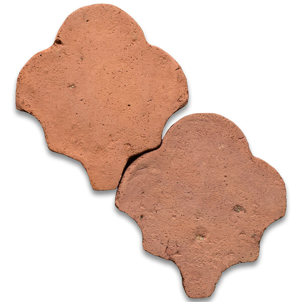 Forma De Ventilador Natural Fan Shape Terracotta Tile 6 3/4×6 1/2