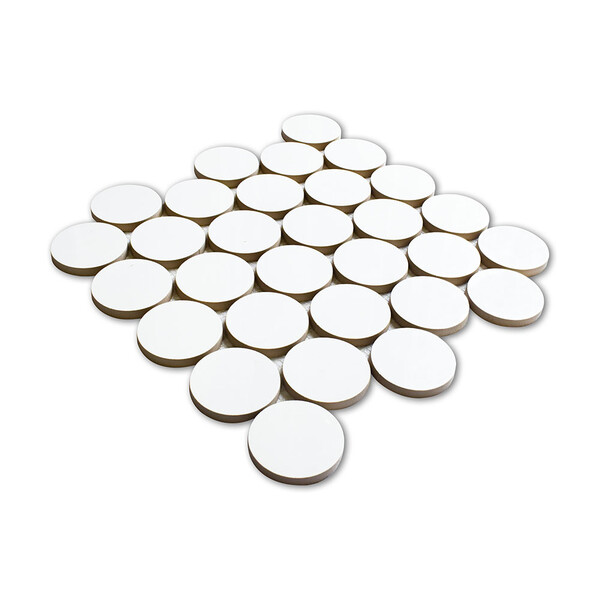 Arctic Style Polished Sphere Porcelain Mosaic 13 7/10×14 1/5