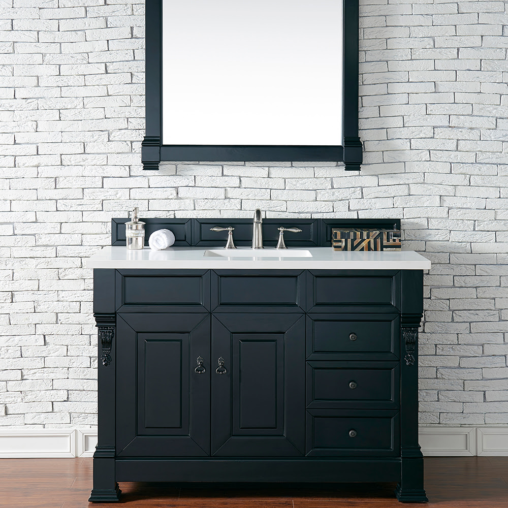 32 White Corner Sink Vanity Travertine Stone Top Bathroom Single