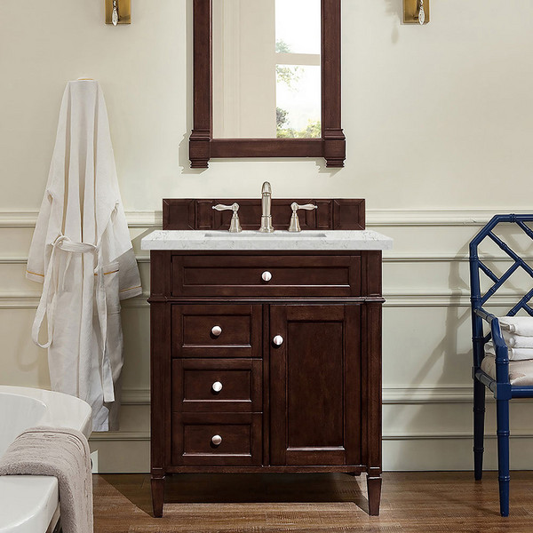 Britanny Burnished Mahogany Eternal Jasm   Bathroom Vanities 30×34