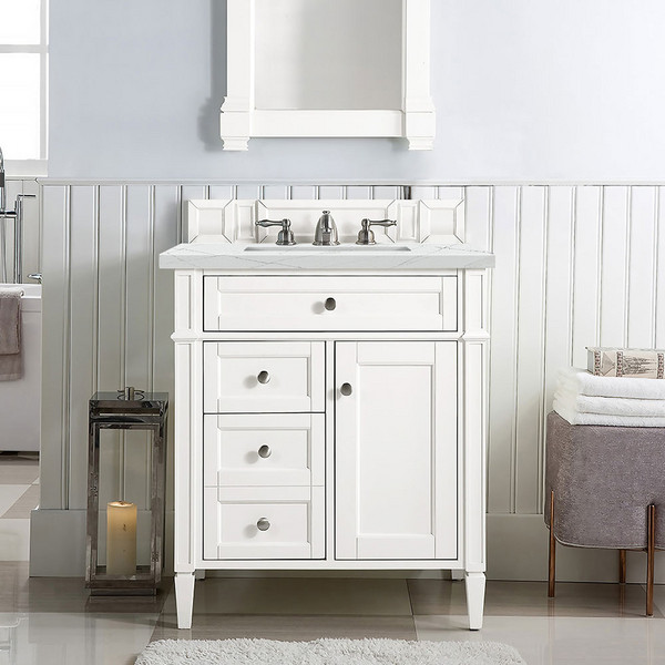 Britanny Bright White Ethereal Noctis Qu   Bathroom Vanities 30×34