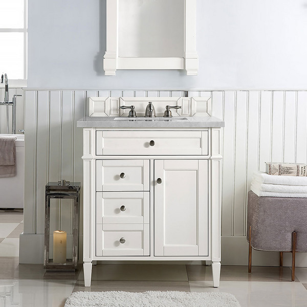 Britanny Bright White Eternal Serena Qua   Bathroom Vanities 30×34