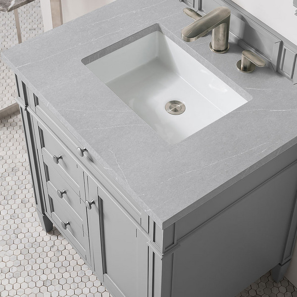 Britanny Urban Gray Eternal Serena Quart   Bathroom Vanities 30×34