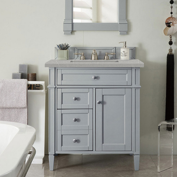 Britanny Urban Gray Eternal Serena Quart   Bathroom Vanities 30×34