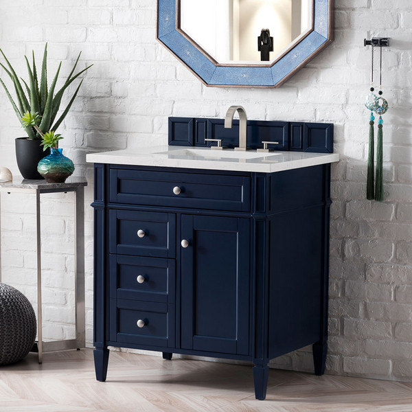 Britanny Victory Blue Eternal Jasmine Pe   Bathroom Vanities 30×34