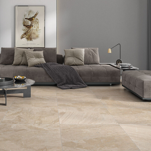 Royal Beige Honed  Marble Tile 18×18