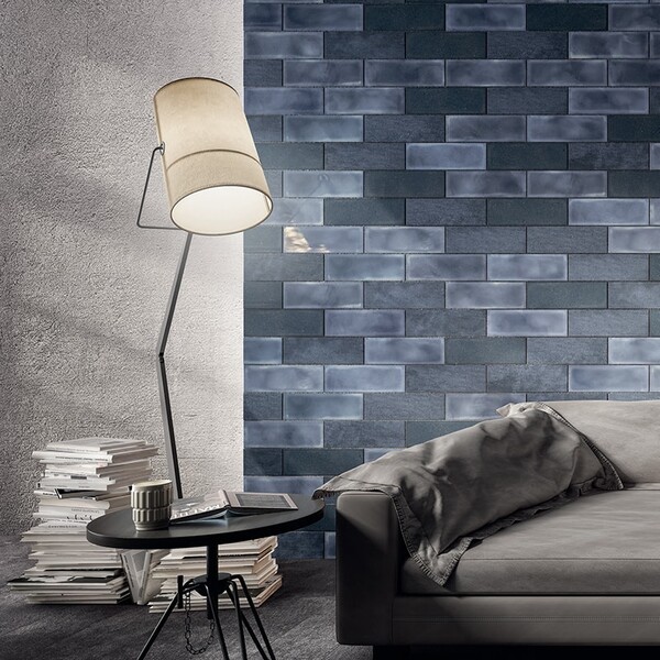 Blu Esercito Glazed  Ceramic Wall Decos 4×12