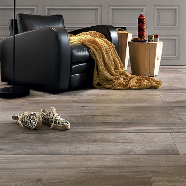 Bark Wood Natural  Wood Look Porcelain Tile 8×48