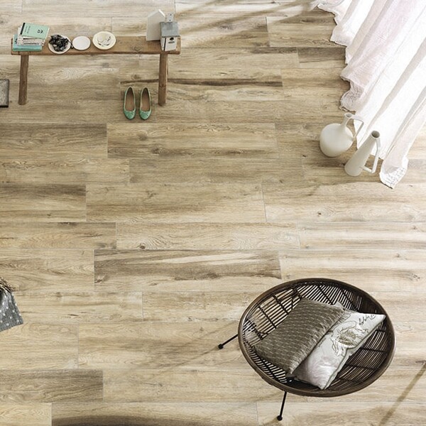 Cognac Natural  Wood Look Porcelain Tile 8×48