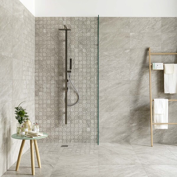 Bardiglio Gray Honed  Marble Look Porcelain Tile 12×24