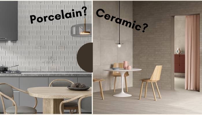 Pure white: Porcelain is a new development compared to previous