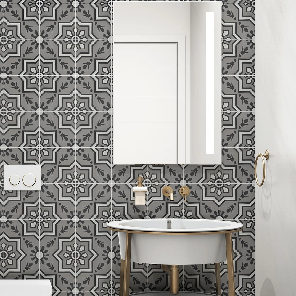 Hermosas ideas de diseño de azulejos de baño y tendencias populares - RoSaDo